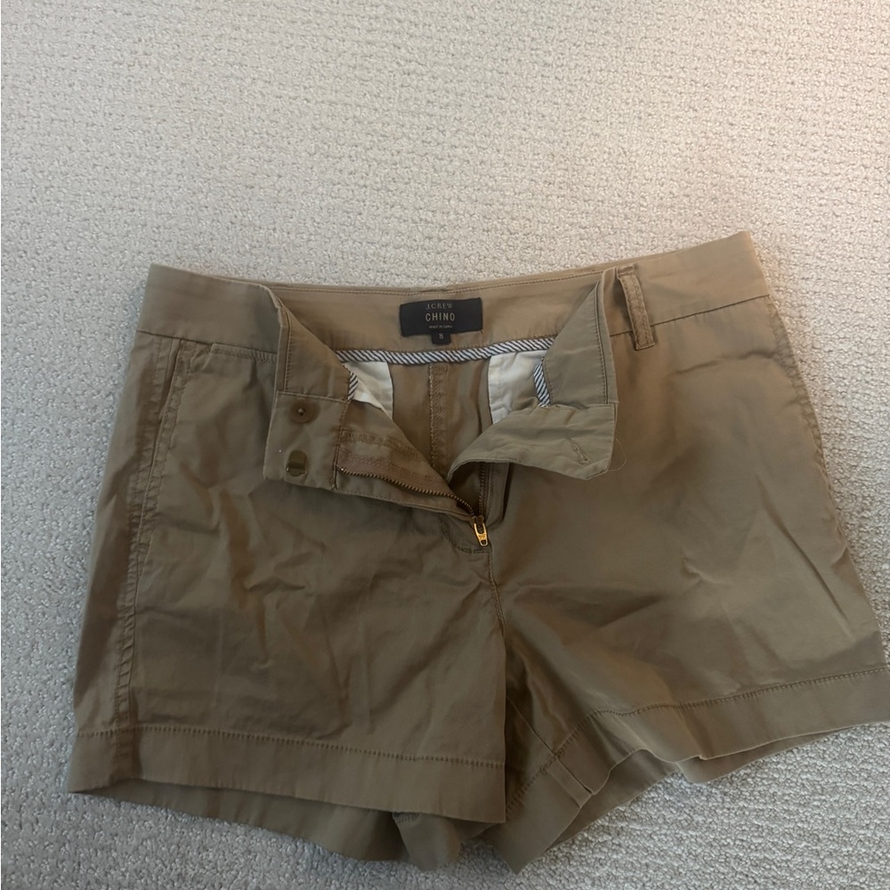J. Crew Tan Cargo Shorts Versatile Cotton Blend